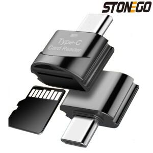 STONEGO USB 3.0  C-Micro-SD TF 어댑터 OTG 카드 리더기 미니 소형 호환 전화 노트북 용 스마트 호환 메모