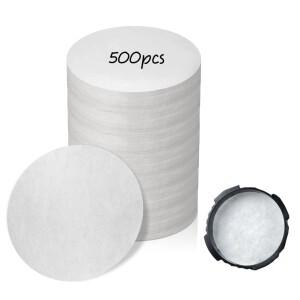 원형 커피 필터 에어로프레스 메이커 비알레티 모카포트 에스프레소 호환 가능(500개/1000개)