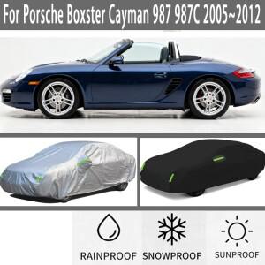 [호환품]포르쉐 호환 박스터 카이맨 987 2005~2012 전천후 야외 자동차 커버 방수 눈 햇빛 먼지 방지 외부