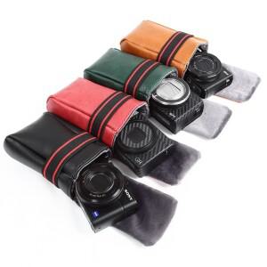 Ricoh Gr2 GR 캐논 호환 G7X Sx740 소니호환 호환호환 ZV1 LX10 Fuji 용 방수 쇠가죽 채찍으로   카메라 가