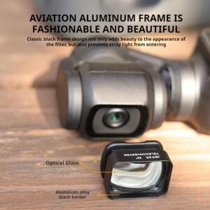 DJI호환 Osmo 포켓 카메라 3 승수 매크로 렌즈 핸드 헬드 짐벌 액세서리 V9p1 용 마그네틱 2x 텔레 컨버터