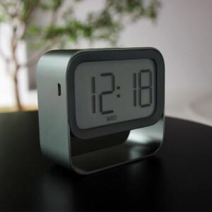 FCL01 미니 소형 호환 충전식 사각형 대형 스크린 알람 시계 LED 야간 조명 램프