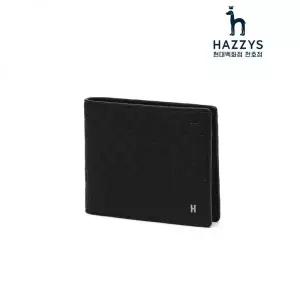 헤지스ACC HJWA6E831BK 블랙 로고패턴 소가죽 남성 반지갑22426063512094555