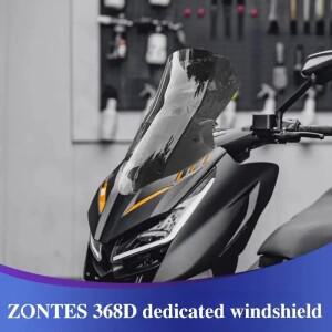 ZONTES 368D D 바이크 오토바이 수정은 브래킷 앞 유리창 날씨 방패 고글을 올리고 확대