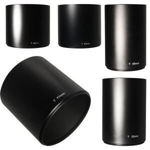 캐논 호환 니콘호환 49/52/55/58/62/67/72/77/82/86/105mm 용 망원 메탈 렌즈 후드 차양 커버