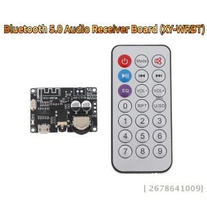 블루투스 5.0 오디오 수신기 보드(XY-WRBT) 리모컨이 포함된 스테레오 앰프 모듈 스피커 DIY 및 업그레이드