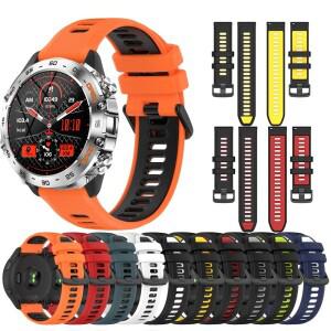 [호환품]LIGE K52 용 스포츠 실리콘 스트랩 QX 7 Accessorie 1.39 스마트 호환 시계  22mm  손목 밴드