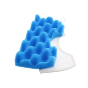 [호환품]블루 스폰지 필터 1 개 + 화이트 코튼 헤파 삼성 호환한 DJ97-01040C SC43 시리즈 진공 청소기 부