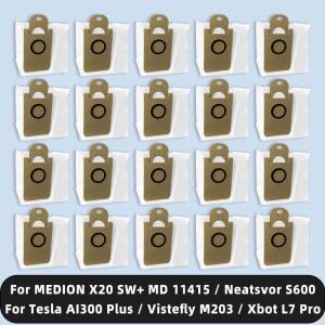 [호환품]더스트백 호환 MEDION X20 SW+ MD 11415 / Neatsvor S600 Tesla 호환 AI300 Plus Vistefly M203 Xb