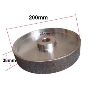 200x38x25.4mm 구멍형 다이아몬드 연마 휠 보석 마노 세라믹 유리 45  80 200 320 600