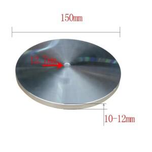 150MM 아연 플레이트 보석 연마 플랫 랩 휠 6인치 디스크 래핑 다이아몬드 연삭 페이스트와 호환