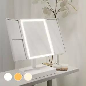 LED 조명 3면 탁상 화장 거울 LUAZ-AC12 거울 탁상거울 화장거울 LED조명거울 조명거울