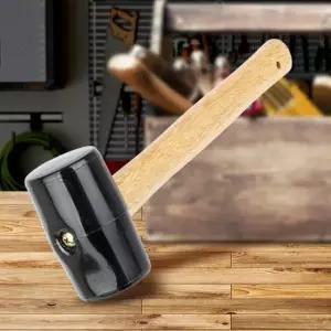 고무망치 흑색 중 국산 공구 우레탄 함마 미니 작업 망치 고무망치