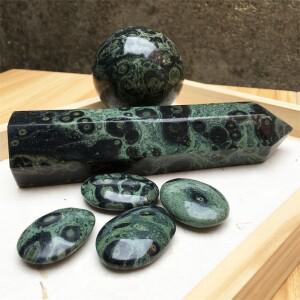 천연 크리스탈 Kambaba 재스퍼 포인트 공예 타워 구형 팜 스톤 지팡이 요술 Reiki 명상 홈 장식