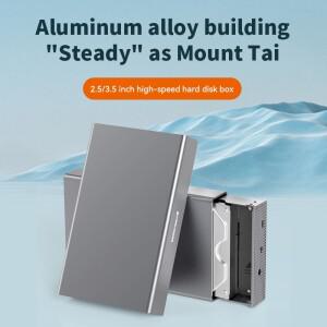 Blueendless 3.5'' HDD 케이스 SATA to USB 3.0 어댑터 2.5 SSD 디스크용 외장형 하드 드라이브 인클로저 P