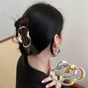 [하프클럽/셀러허브_여성트랜드패션]심플한집게핀 똥머리집게핀 대형집게