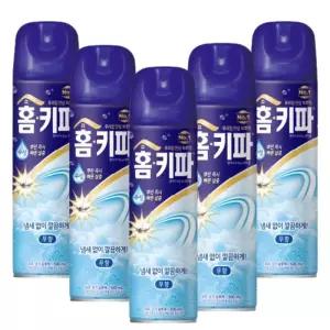 홈키파 모기약 스프레이 수성 에어졸 무향 500ml 5개 홈키파 모기약