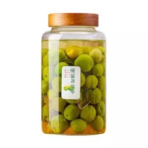 밀폐용기 내열유리 잼병 과일청 수제 피클 껍질 소형