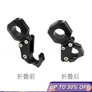 22mm 범호환  핸들바 헬멧 훅 짐 가방 홀더 이중 알루미늄 모터바이크 스쿠터 PCX160 바이크 오토바이 부품