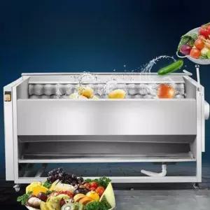 야채자동세척기계 감자 연근 농약제거 200kg 씻는 45형 고구마