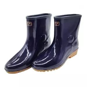 고품질 255mm 청색 여자용 슈마켓 단장화 다용도장화 반장화 (WFKB779)