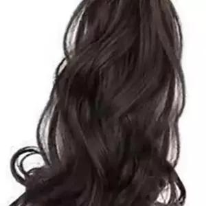 [하프클럽/]웨이브 스타일 부분 가발 60cm 사이드 뱅 긴 머리 헤어 연출