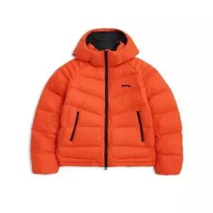 푸마 puma 울트라2 아이콘 팝 다운 자켓 - 오렌지블랙 940195-05