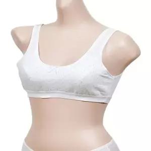 [하프클럽/]주니어 스포츠 브라 하트 도트 패턴 AA컵 여성용 브라렛 발랄