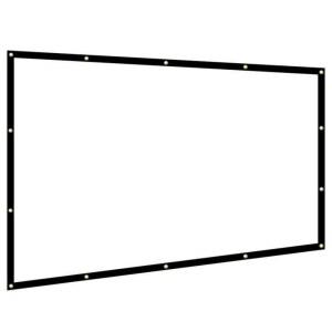 200인치 빔프로젝터 스크린 암막 이동형 영화 야외 방풍 거치대 차단 스탠드
