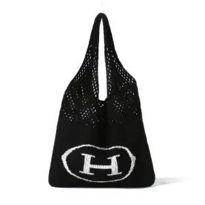 그물 에코백 학생에코백 숄더에코백 기저귀 니트 WFIL63Z