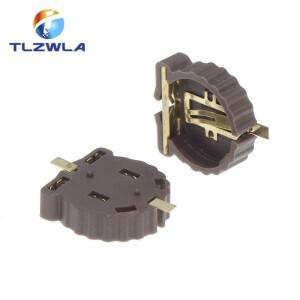 10개 SMD CR1220 3V 버튼 셀 배터리 소켓 홀더 케이스 박스