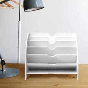 종이 보관함 정리 부채형 서류 조립식 (WFKBLFF)