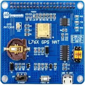 SB 컴포넌트 라즈베리 파이 4B/3B+/3B/2B/Zero/W/Zero WH용 GPS HAT GNSS 모듈 BDS QZSS 등을 지원합니다.