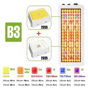 600W LED 식물 성장등 풀 스펙트럼 퀀텀 보드 재배 램프 온실 텐트 채소 묘목 과일