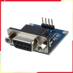 B18B 10X MAX3232 직렬 포트-TTL 변환기 모듈 DB9 커넥터(점프 케이블 4개 포함)
