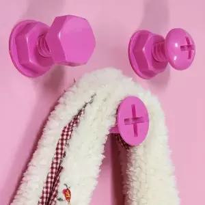 무타공 소품 걸이 후크 나사 부착형 (WFKBLIC)