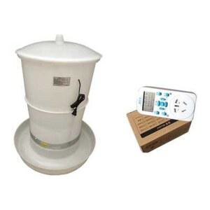 자동 닭모이 급여기 비둘기 내하중 피더 배식기 공급기 기계 60cm 농업용 모이통