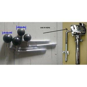 드럼 거치대 싱글 31cm 드러머 세트용 교체 세트 소품 톰드럼 브래킷 안정적인