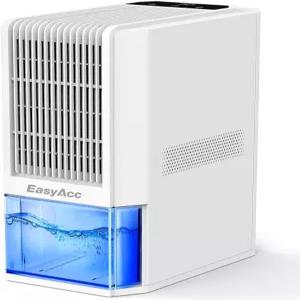 자동 차단 기능이 있는 침실 욕실용 EasyAcc 제습기 1100 평방 피트 최대 45 OZ /D 조용한 RV 68 물탱크