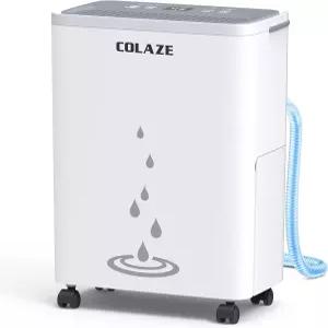 가정용 제습기 - 배수 호스 포함 30핀트 최대 2500제곱피트 커버 지하 침실 욕실에 이상적 지능형 습도