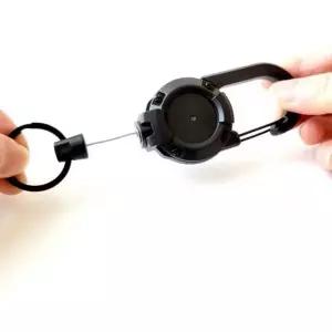 [콩심팥심]와이어 핀온릴 릴홀더 블랙 릴홀더와이어 와이어열쇠