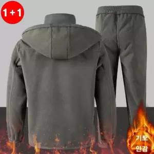 남성 기모 전술복 작업복 방한 방풍 등산 낚시 상하의 세트 @1+1옵션 2배수량배송