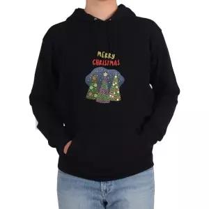 고품질 기모후드티 성탄절 크리스마스 북극성그림 전색상 사이즈 (WFKBAS0)