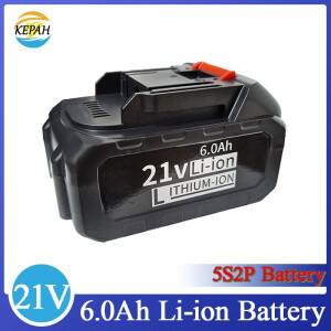 21V 6000mAh Lithium-Ion Battery 5S2P Suitable For Makita Tools BL1850 Rechargeable