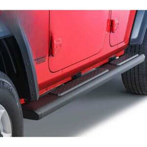 사이드스텝 랭글러 JK 17 사하라 2도어 루비콘 2PCS 4도어 24 플라스틱