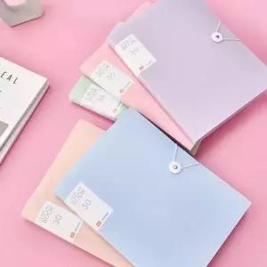 30페이지 파스텔컬러 A4 클리어 파일 파일철 클리어파