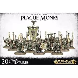 Games Workshop Warhammer 40K Age of Sigmar Skaven Pestilens Plague Monks 808697