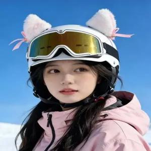 올원픽 스노우보드헬멧 스노우보드 고양이 헬멧 스키 성인