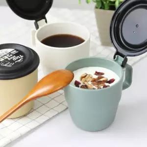 캠핑 커피 스프 원터치 플랩커버 보온보냉 휴대머그컵 머그잔 캠핑용품