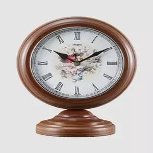 TS-16 ia 엔틱스타일 양면 탁상시계 무소음 (KYR-W007E6A)